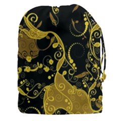 Floral Pattern Background Drawstring Pouch (3xl) by Vaneshart