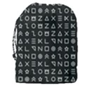 Memphis Seamless Patterns Drawstring Pouch (3XL) View2