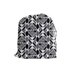 Graphic Design Decoration Abstract Seamless Pattern Drawstring Pouch (large) by Vaneshart