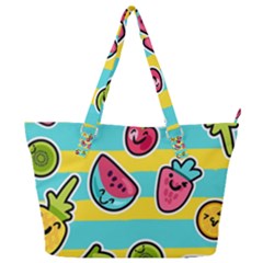 Summer Fruits Patterns Full Print Shoulder Bag by Vaneshart