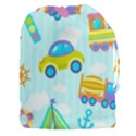 Transport Toy Seamless Pattern Drawstring Pouch (3XL) View1