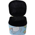 Unicorn Seamless Pattern Background Vector Make Up Travel Bag (Big) View3