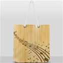 Background Music Nuts Sheet Full Print Rope Handle Tote (Large) View2