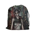 Awesome Fantasy Women With Helmet Drawstring Pouch (XL) View1