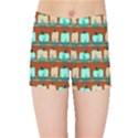 Bluegreen Pumpkins Kids  Sports Shorts View1