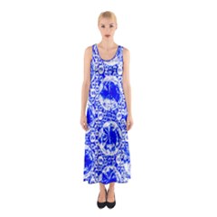 Cut Glass Beads Sleeveless Maxi Dress by essentialimage