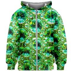 Cut Glass Beads Kids  Zipper Hoodie Without Drawstring by essentialimage