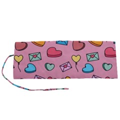 Candy Pattern Roll Up Canvas Pencil Holder (s) by Sobalvarro