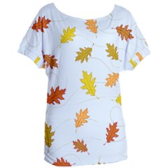 Every Leaf Women s Oversized Tee by WensdaiAmbrose