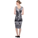 Wonderful Black And White Horse Sleeveless Pencil Dress View4