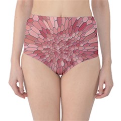 Texture Stained Glass Window Colors Classic High-waist Bikini Bottoms by Vaneshart