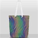 Texture Abstract Background Full Print Rope Handle Tote (Small) View2