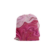 Liquid Marble Trending Abstract Paint Drawstring Pouch (small) by Vaneshart