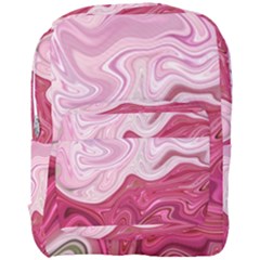 Liquid Marble Trending Abstract Paint Full Print Backpack by Vaneshart