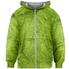 Structure Nature Texture Pattern Kids  Zipper Hoodie Without Drawstring by Vaneshart