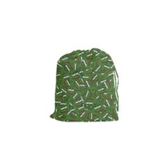 Pepe The Frog Face Pattern Green Kekistan Meme Drawstring Pouch (xs) by snek