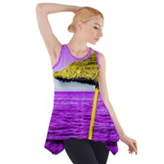 Pop Art Beach Umbrella Side Drop Tank Tunic by essentialimage