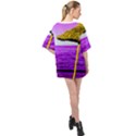 Pop Art Beach Umbrella Oversized Chiffon Top View2