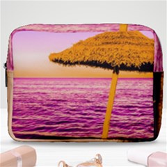 Pop Art Beach Umbrella  Make Up Pouch (large) by essentialimage