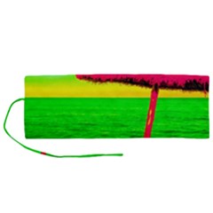 Pop Art Beach Umbrella Roll Up Canvas Pencil Holder (m) by essentialimage