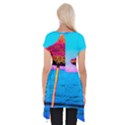 Pop Art Beach Umbrella  Short Sleeve Side Drop Tunic View2