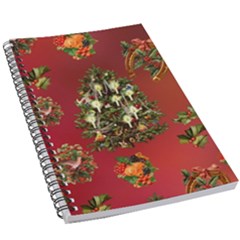 Wonderful Vintage Christmas Design 5 5  X 8 5  Notebook by FantasyWorld7