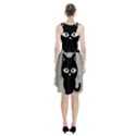 Cat Pet Cute Black Animal Racerback Midi Dress View2
