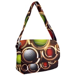 Sport Ball Tennis Golf Football Courier Bag by HermanTelo