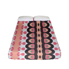 Wallpaper Cute Pattern Fitted Sheet (full/ Double Size) by HermanTelo