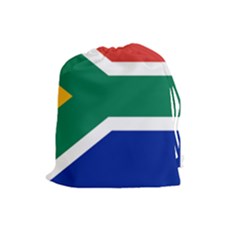 South Africa Flag Drawstring Pouch (large) by FlagGallery
