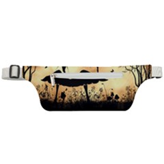 Cute Little Dancing Fairy In The Night Active Waist Bag by FantasyWorld7