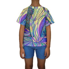 Happpy (4) Kids  Short Sleeve Swimwear by nicholakarma