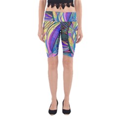 Happpy (4) Yoga Cropped Leggings by nicholakarma