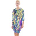 Happpy (4) Quarter Sleeve Hood Bodycon Dress View1