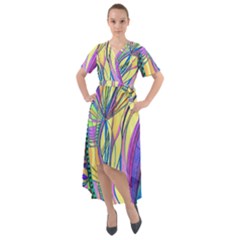 Happpy (4) Front Wrap High Low Dress by nicholakarma