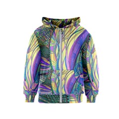 Happpy (4) Kids  Zipper Hoodie by nicholakarma