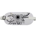 Elegant Decorative Abstract Flower Rounded Waist Pouch View1