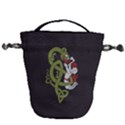 Pepe the Frog Rare Celtic Viking Norse Dragon pattern Deus Vult medieval wojak Crusader Drawstring Bucket Bag View2