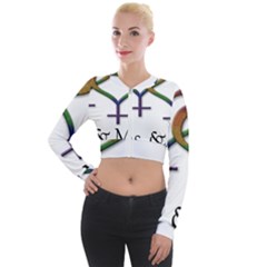 Mrs  And Mrs  Long Sleeve Cropped Velvet Jacket by LiveLoudGraphics