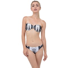 Cute Little Mandala Owl Classic Bandeau Bikini Set by FantasyWorld7
