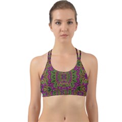 Peacock Lace In The Nature Back Web Sports Bra by pepitasart