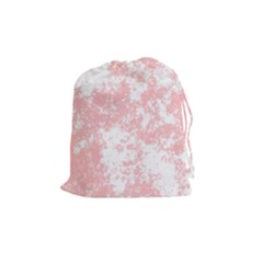 Degrade Rose/blanc Drawstring Pouch (medium) by kcreatif