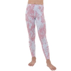 Degrade Rose/blanc Kids  Lightweight Velour Leggings by kcreatif