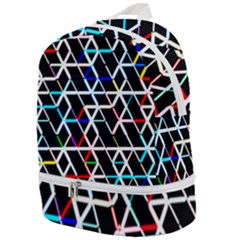 Abstrait Neon Zip Bottom Backpack by kcreatif