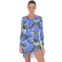 Hydrangea  Asymmetric Cut-Out Shift Dress View1