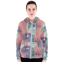 Leaves Women s Zipper Hoodie by Sobalvarro