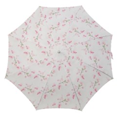 Pattern Orchidée Fleurs Straight Umbrellas by kcreatif