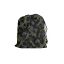 Camouflage Vert Drawstring Pouch (Medium) View1