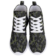 Camouflage Vert Women s Lightweight High Top Sneakers by kcreatif