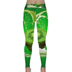 Kiwi Fruit Vitamins Healthy Cut Classic Yoga Leggings by Amaryn4rt